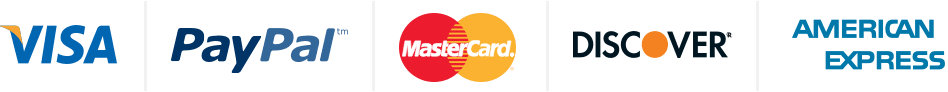 Payment cards accepted at the KlaroNail checkout